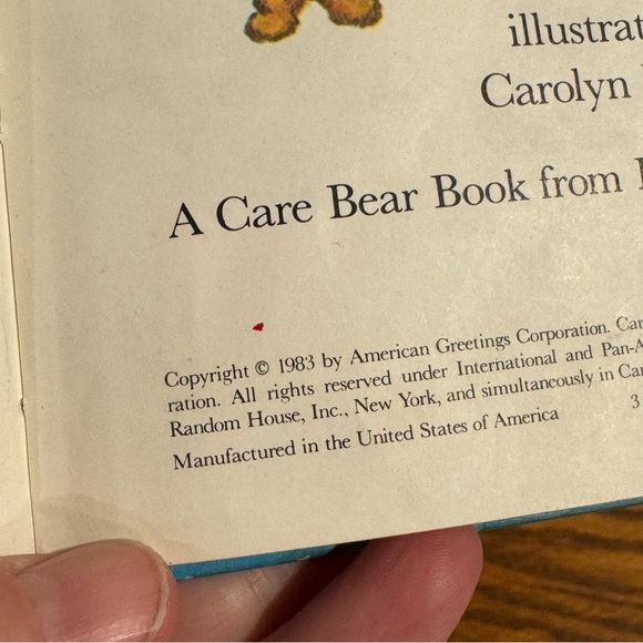 LOT Meet the Care Bears Help Out Help Chase Colds Birthday Bears Book of Poems - Picture 4 of 16
